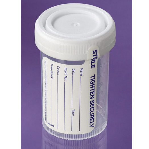 Container Specimen Pneumatic Tube 3Oz Sterile