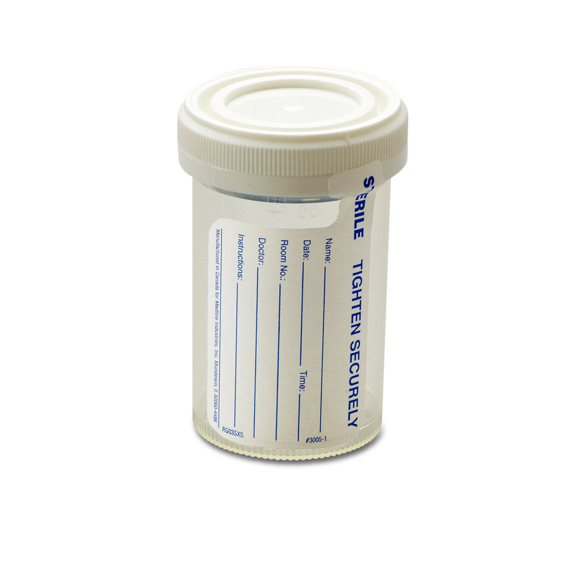Container Spec Pneumatic Tube 3Oz Sterile Path
