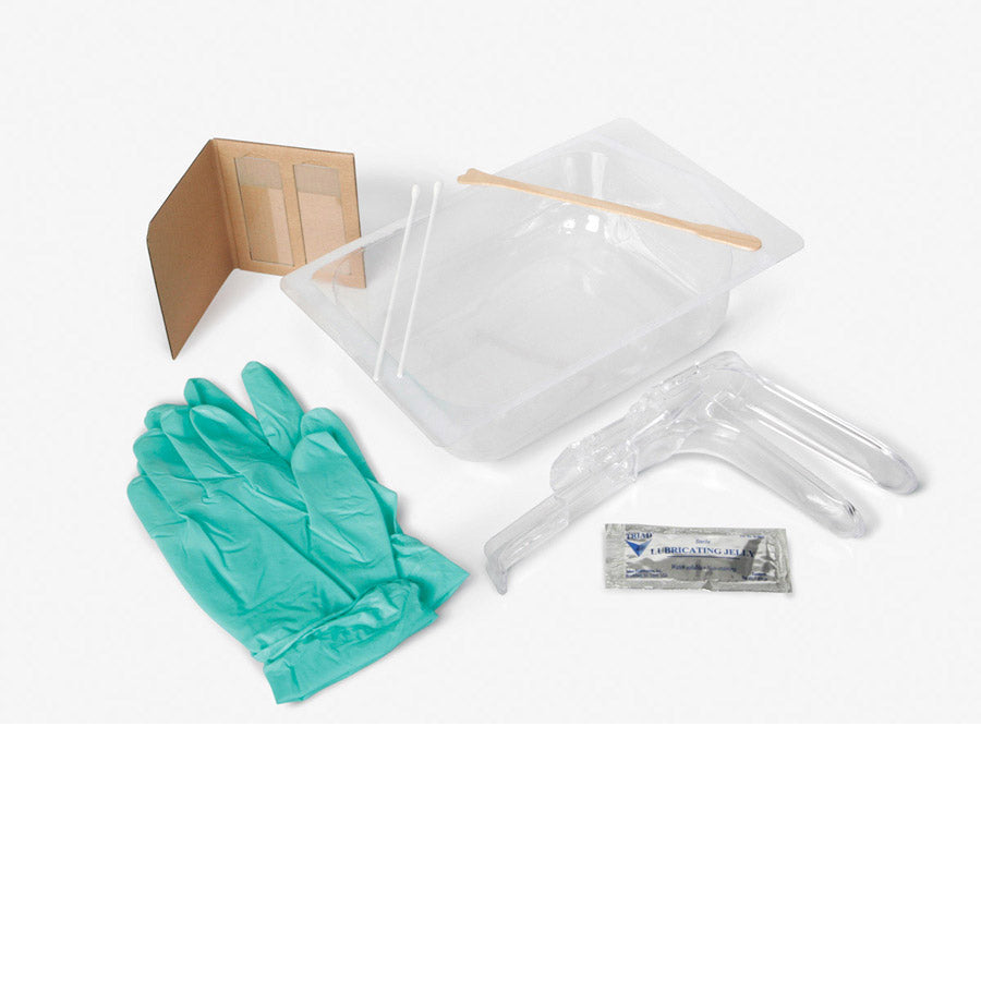 Tray Pap Smear W-Med Speculum Latex free