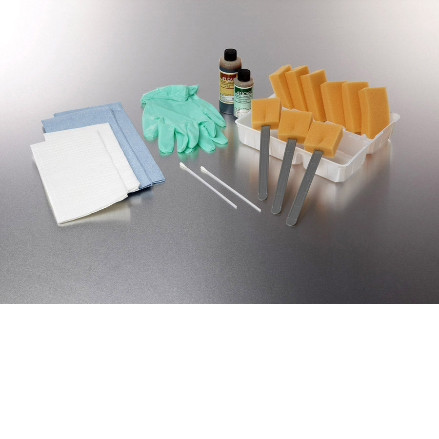 Tray Skin Scrub Wet Standard Latex free