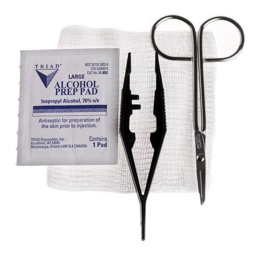 Tray Suture Removal Littauer Scissor Forceps