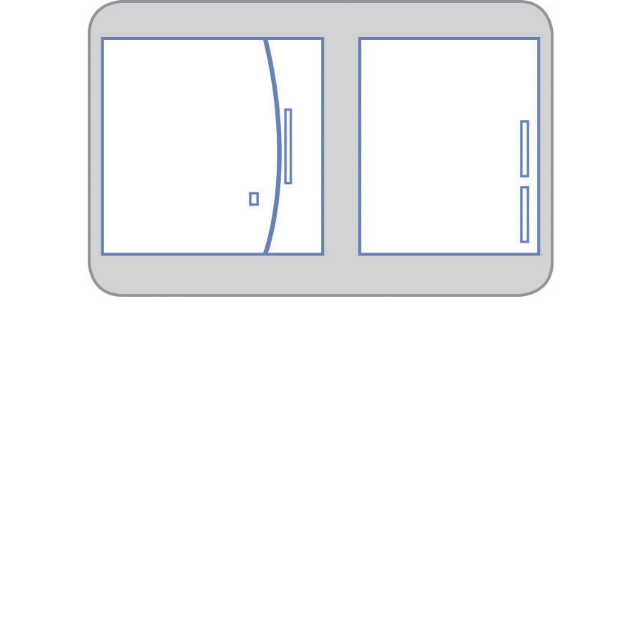 Cover Cassette W-Release Liner Sterile 24X25