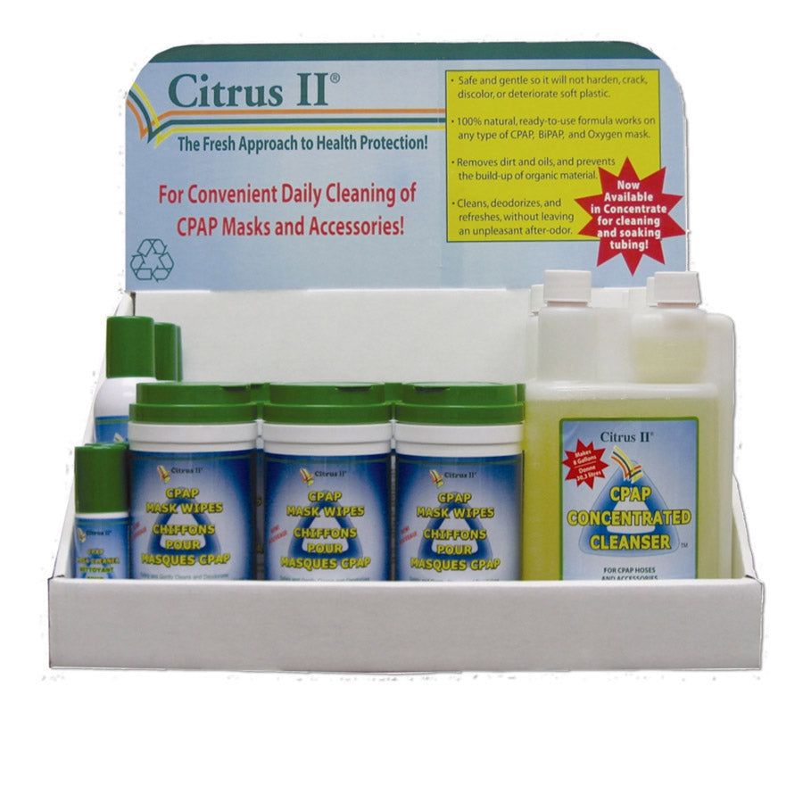 Display Cpap Cleaners Citrus Ii