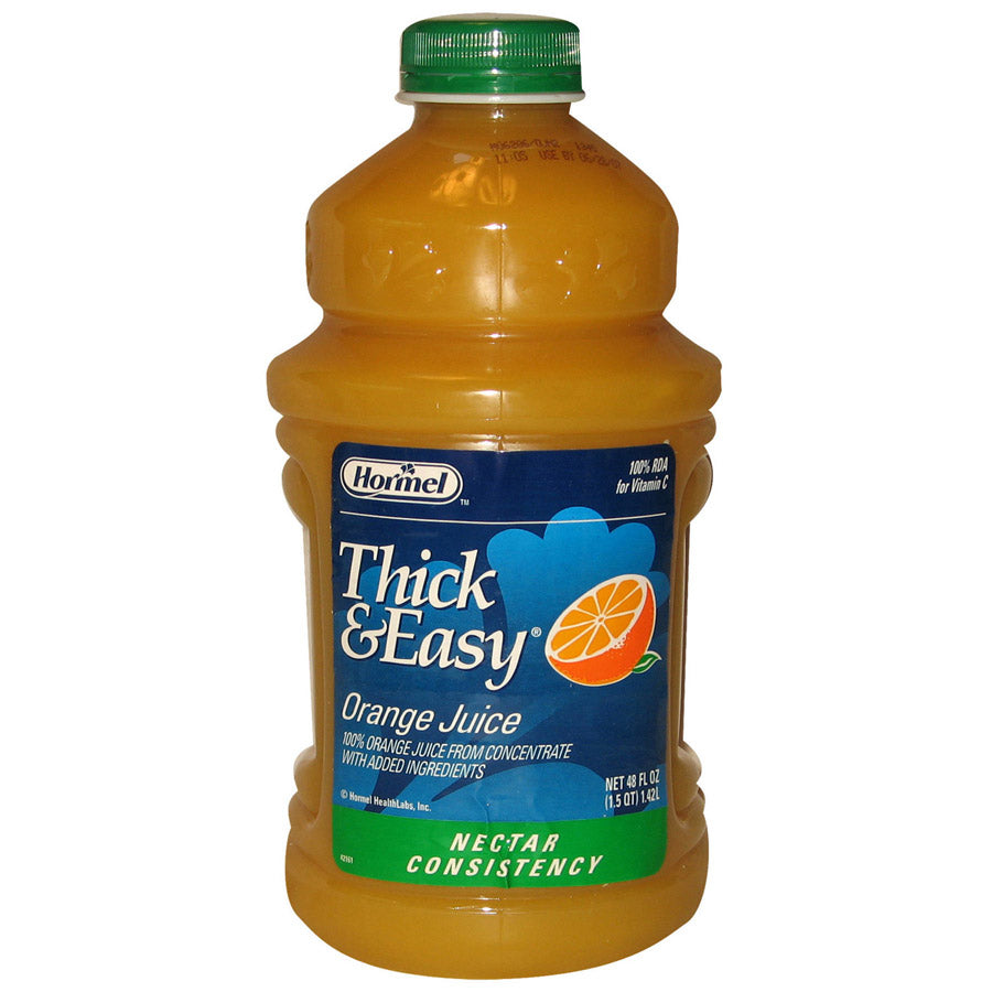 Hormel Health Labs Juice Orange Thickened T&E Nectar 6X48Oz