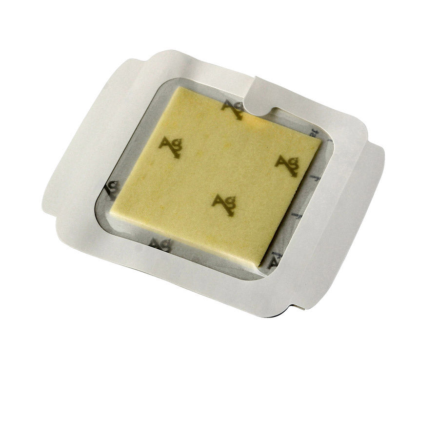 Dressing Optifoam Adhesive Ag 4X 4