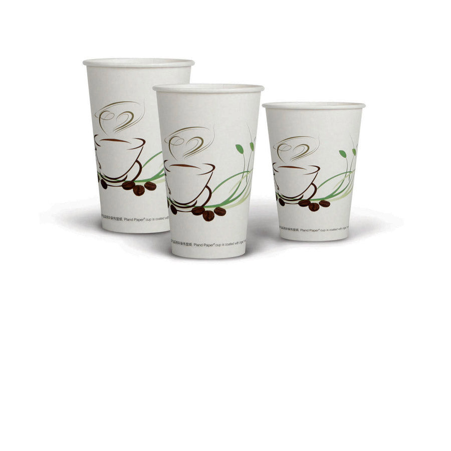 Cup Paper 5 Oz Cold Jazz Print Waxed