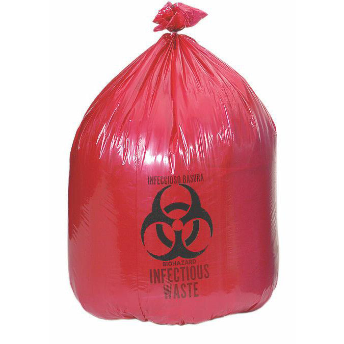 Liner Red 24X33 1.2 Mil 15G 25-Roll