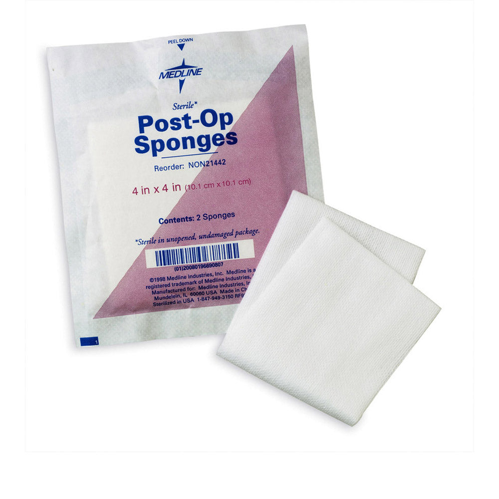 Gauze Sponge Post-Op 4X4 No sterile Latex free 100-Slv