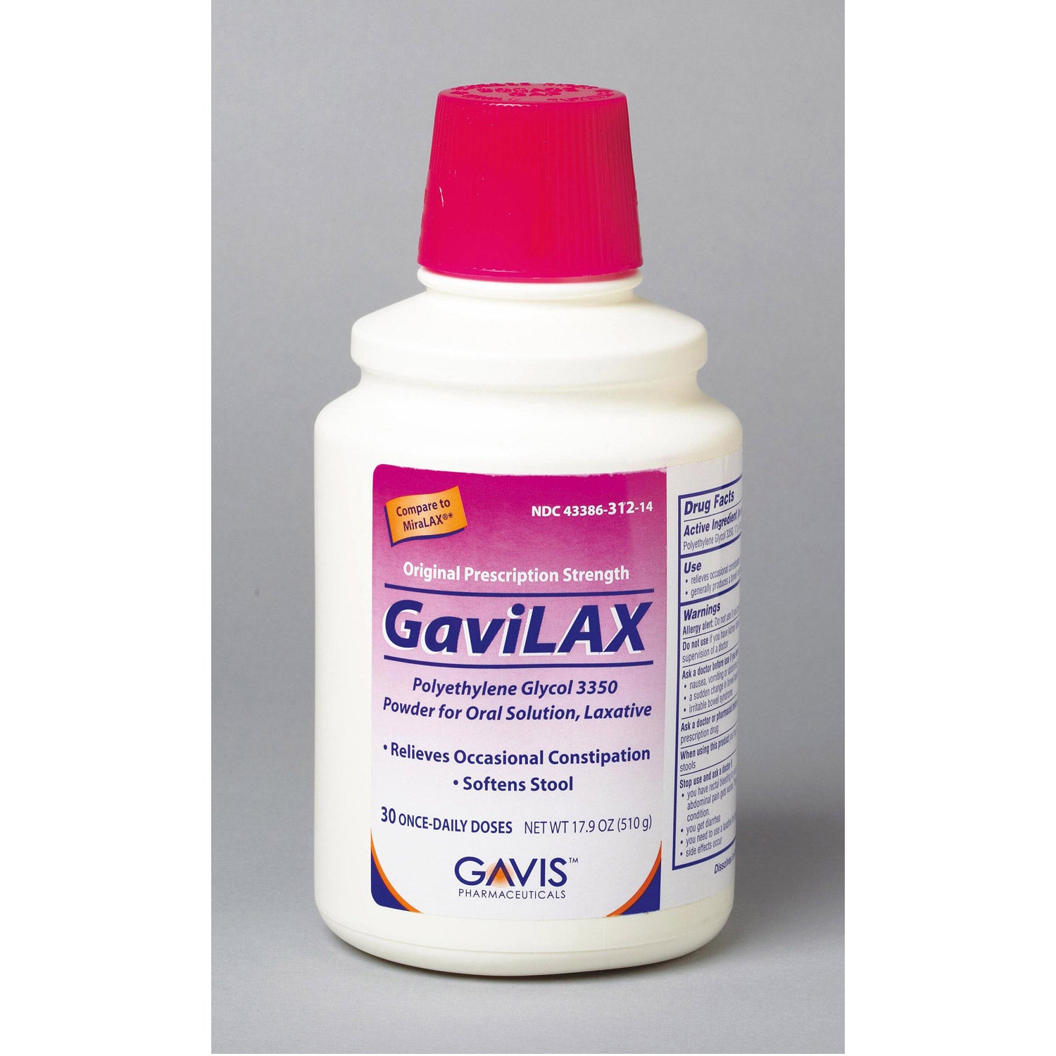 Polyethyl Glyc Powder 8.3Oz (Miralax)