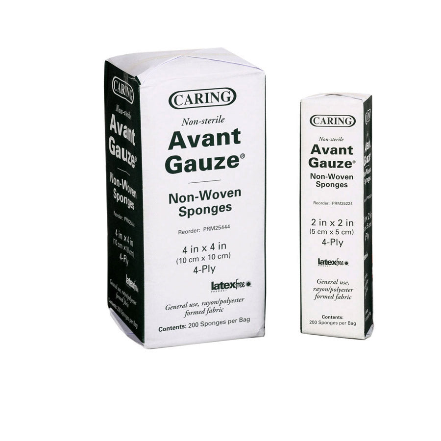 Gauze Sponge Non-woven 2X2 4Ply No sterile Latex free
