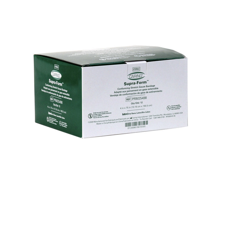 Bandage Gauze Supra Form 4X75 Sterile Latex free
