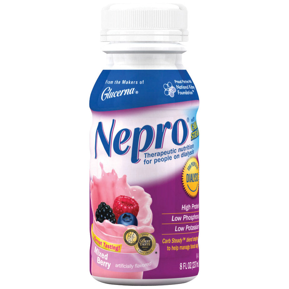 Nepro W-Carb Steady 8Oz Btl Mixed Berry