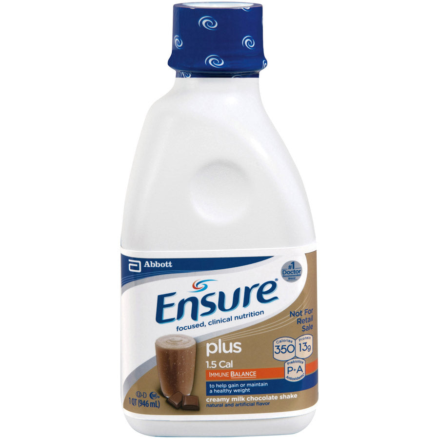 Supplement Ensure Plus Chocolate 32Oz Bt