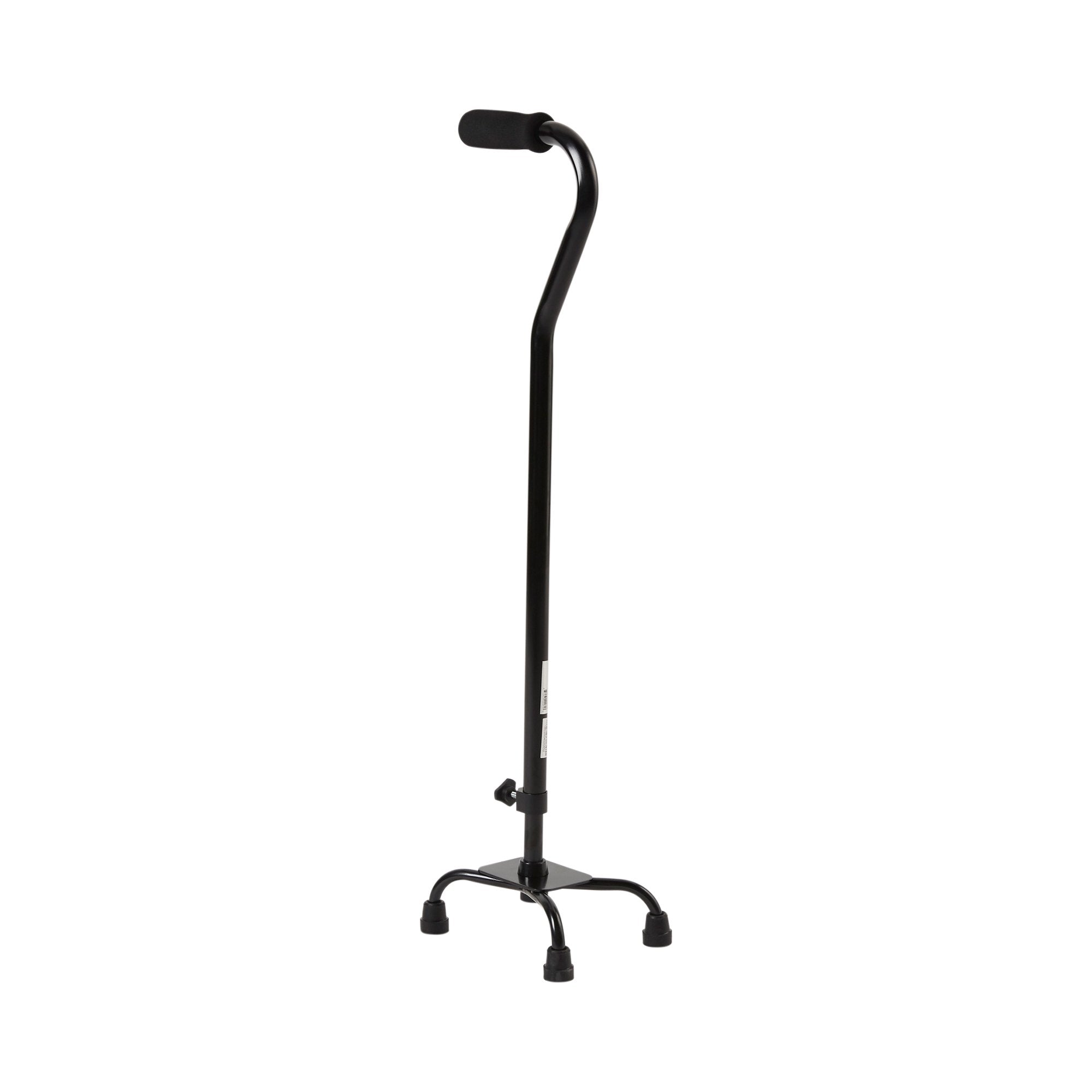 Small Base Quad Cane McKesson Steel 30 to 39 Inch Height Black 1 EACH