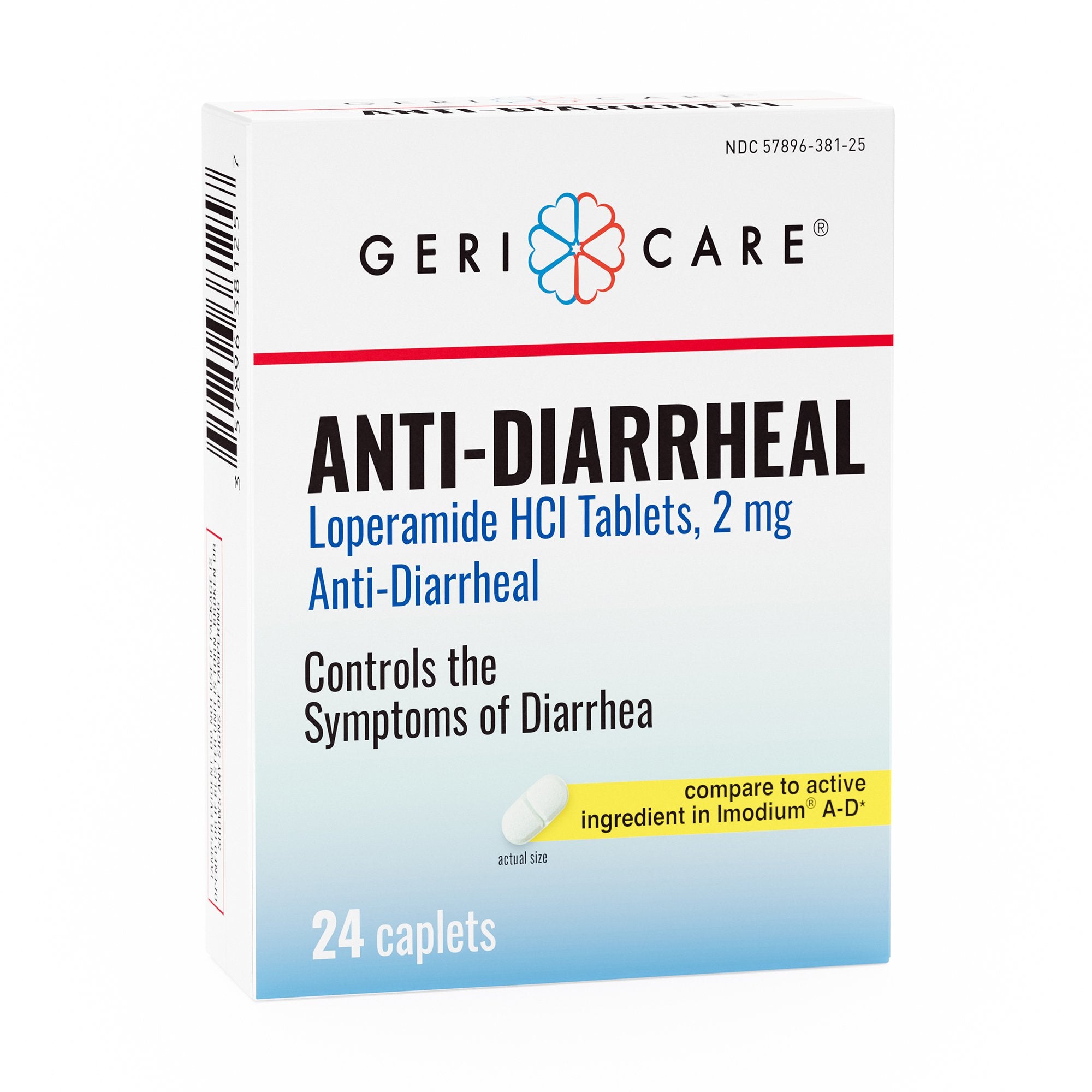 Anti-Diarrheal Caplets 2 mg Strength