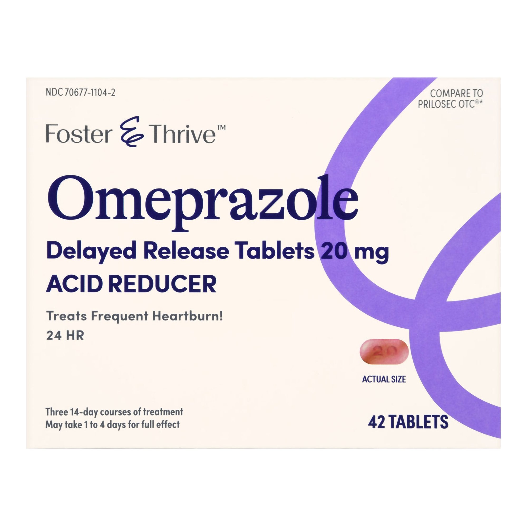 Tab Omeprazole 20Mg 42-Box (Prilosec Otc)