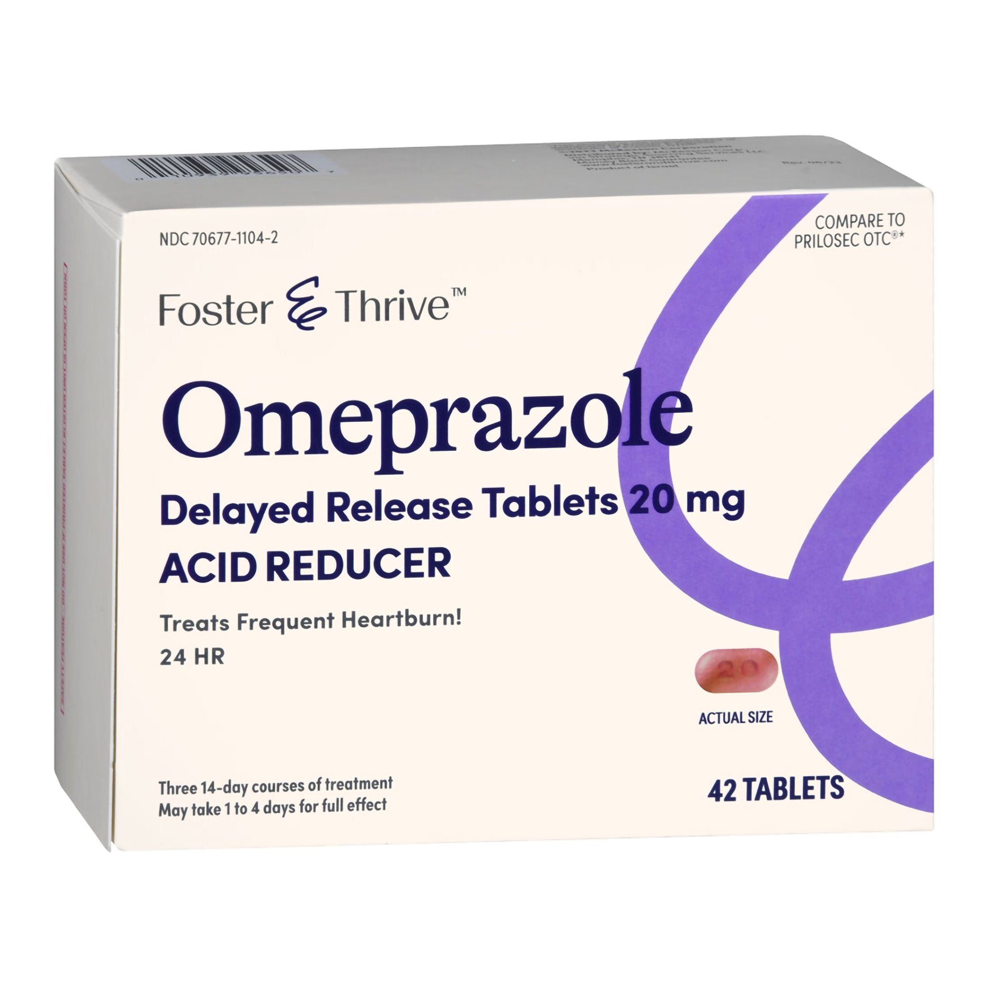 Tab Omeprazole 20Mg 42-Box (Prilosec Otc)