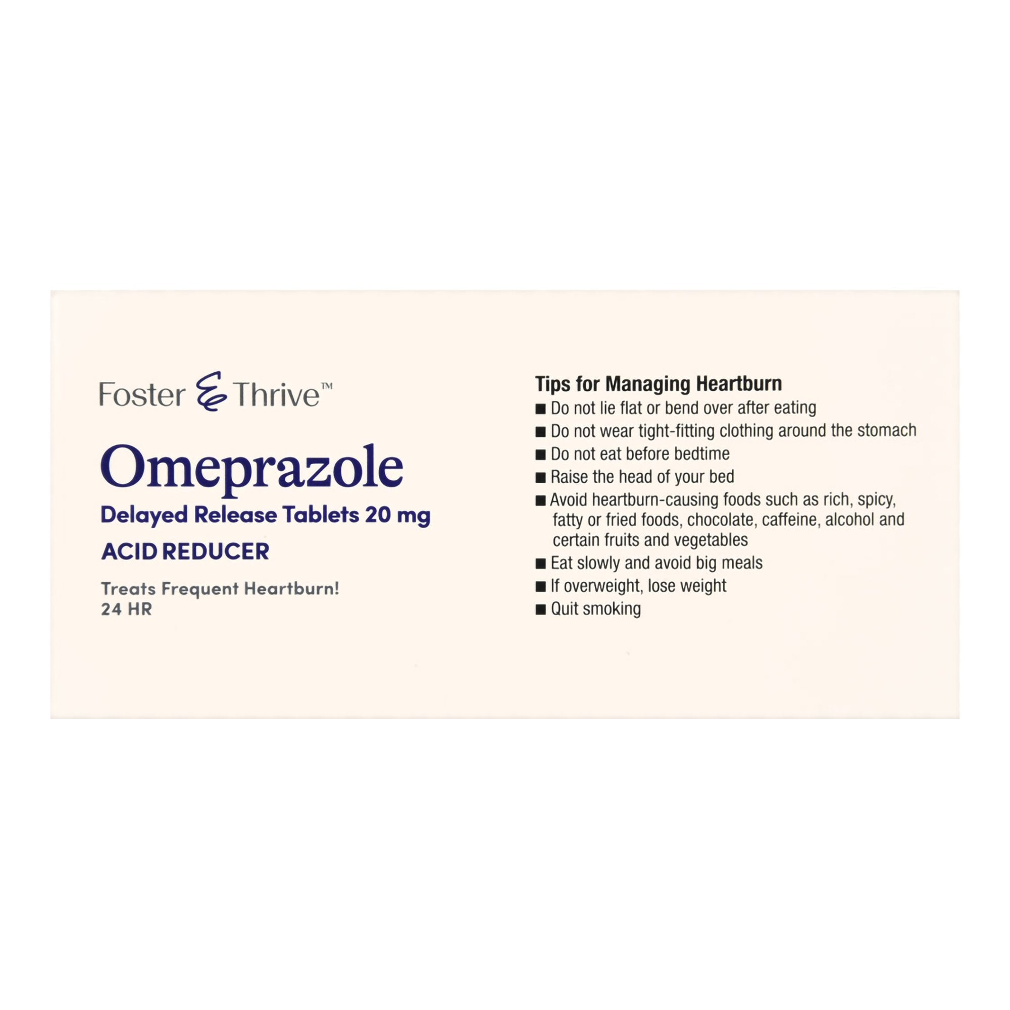 Tab Omeprazole 20Mg 42-Box (Prilosec Otc)