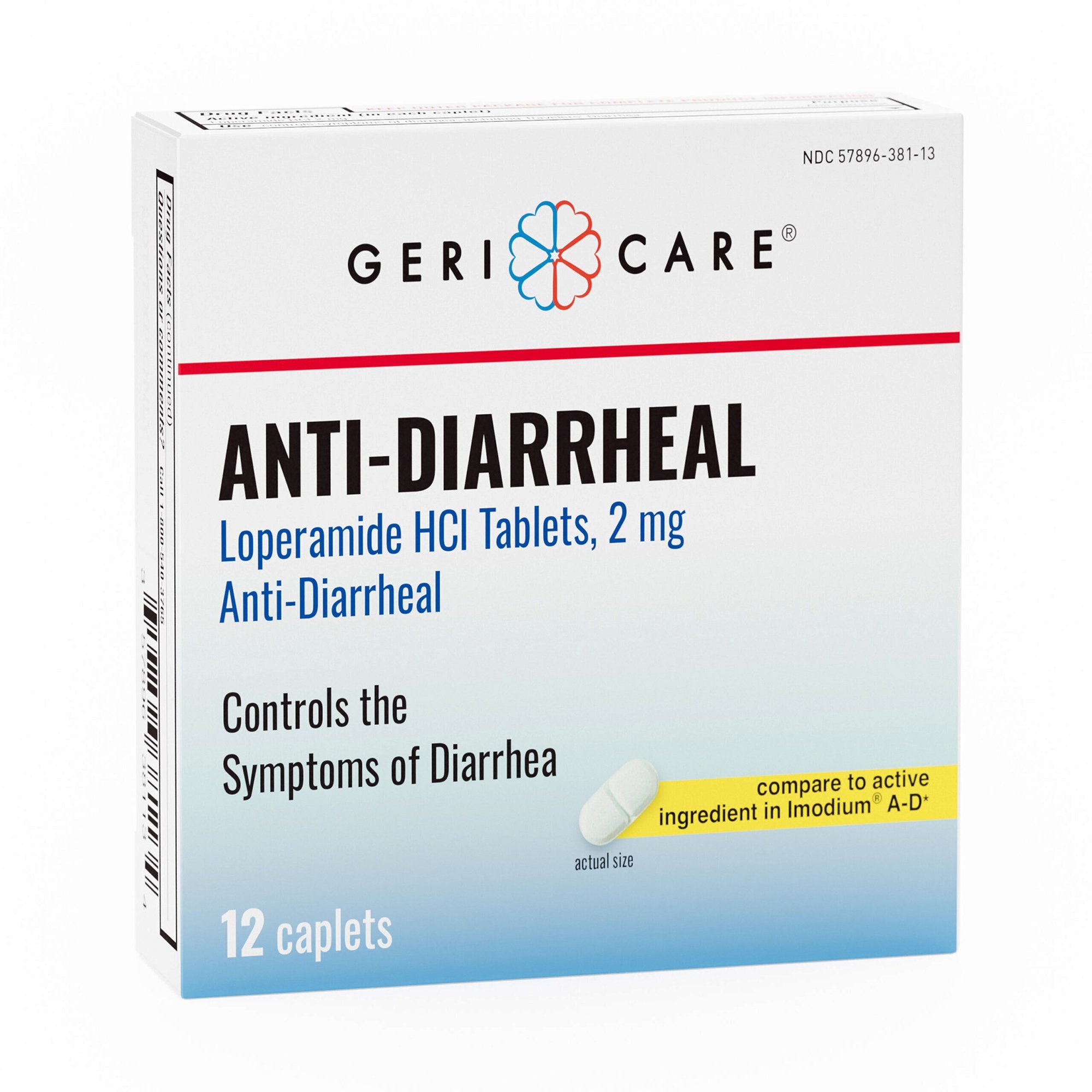 Anti-Diarrheal Caplets 2 mg Strength