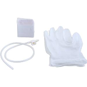 ReliaMed Coil Packed Suction Catheter Kit with Pair of Latex-Free Gloves, 14 Fr, Sterile