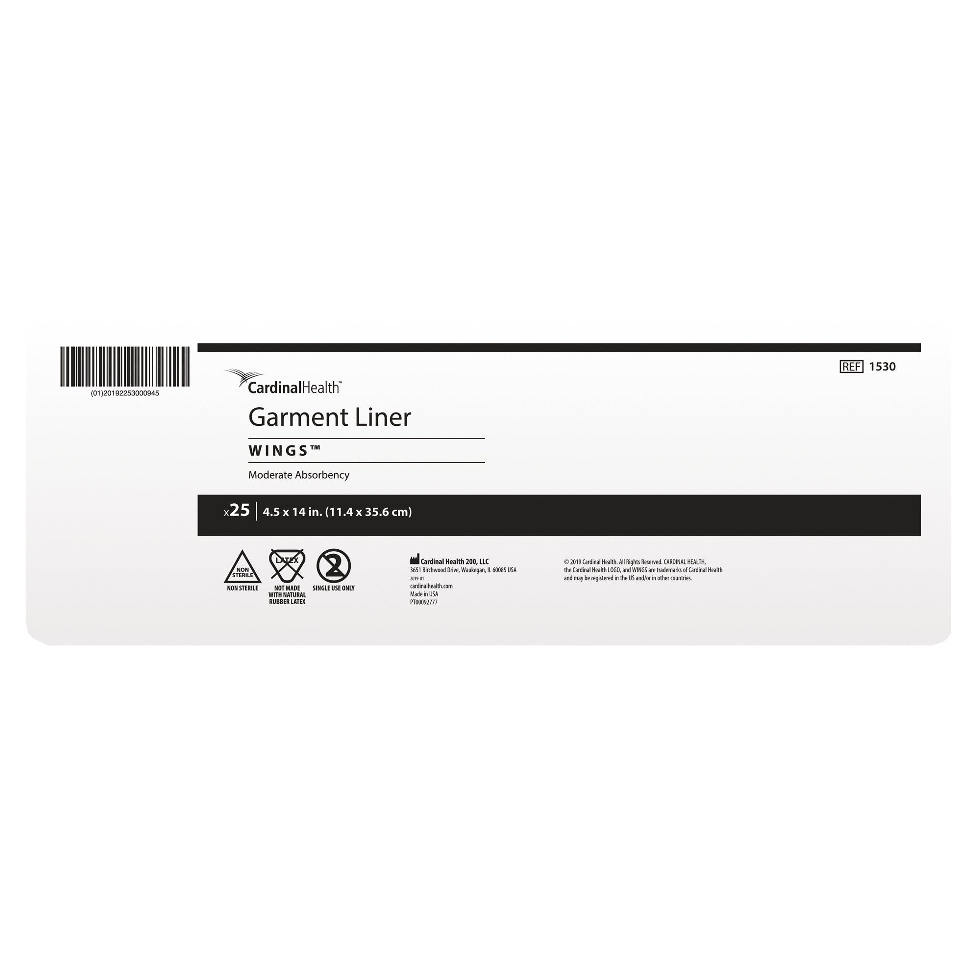 Cardinal Health, Garment Liner