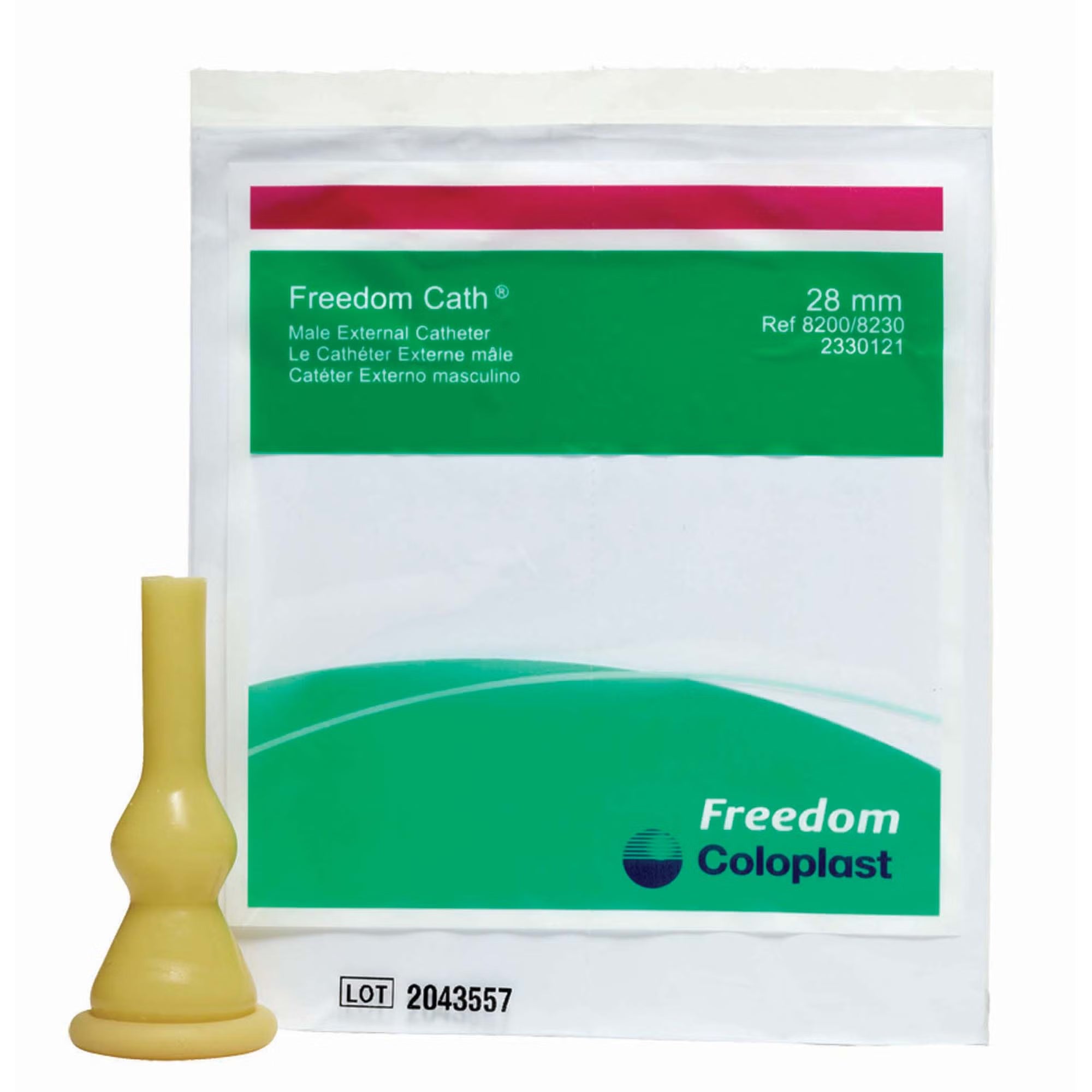Male External Catheter Freedom Cath® Self-Adhesive Strip Latex