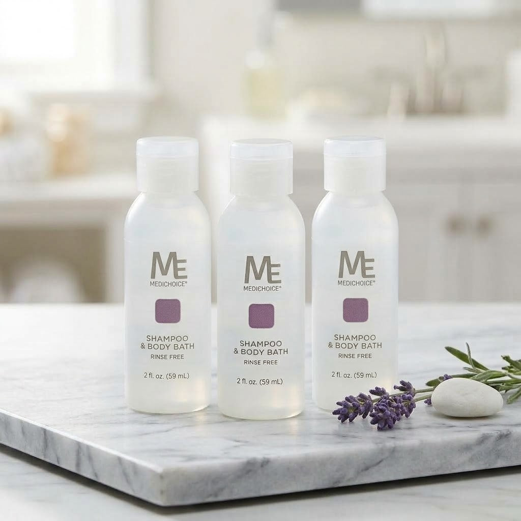 MediChoice No-Rinse Shampoo and Body Bath 2 oz (PC9020)