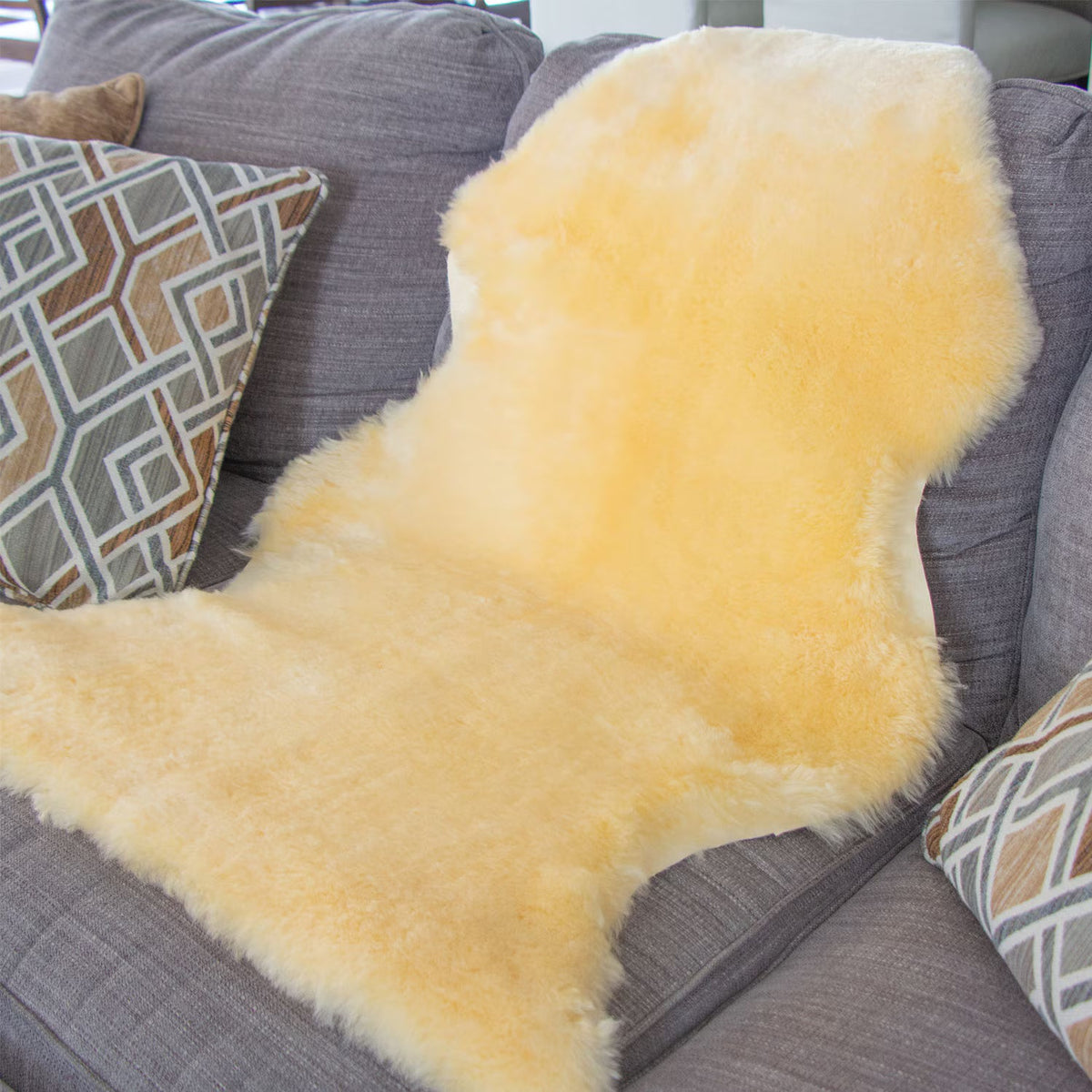 Natural Sheepskin Wool Comfort Mattress Topper