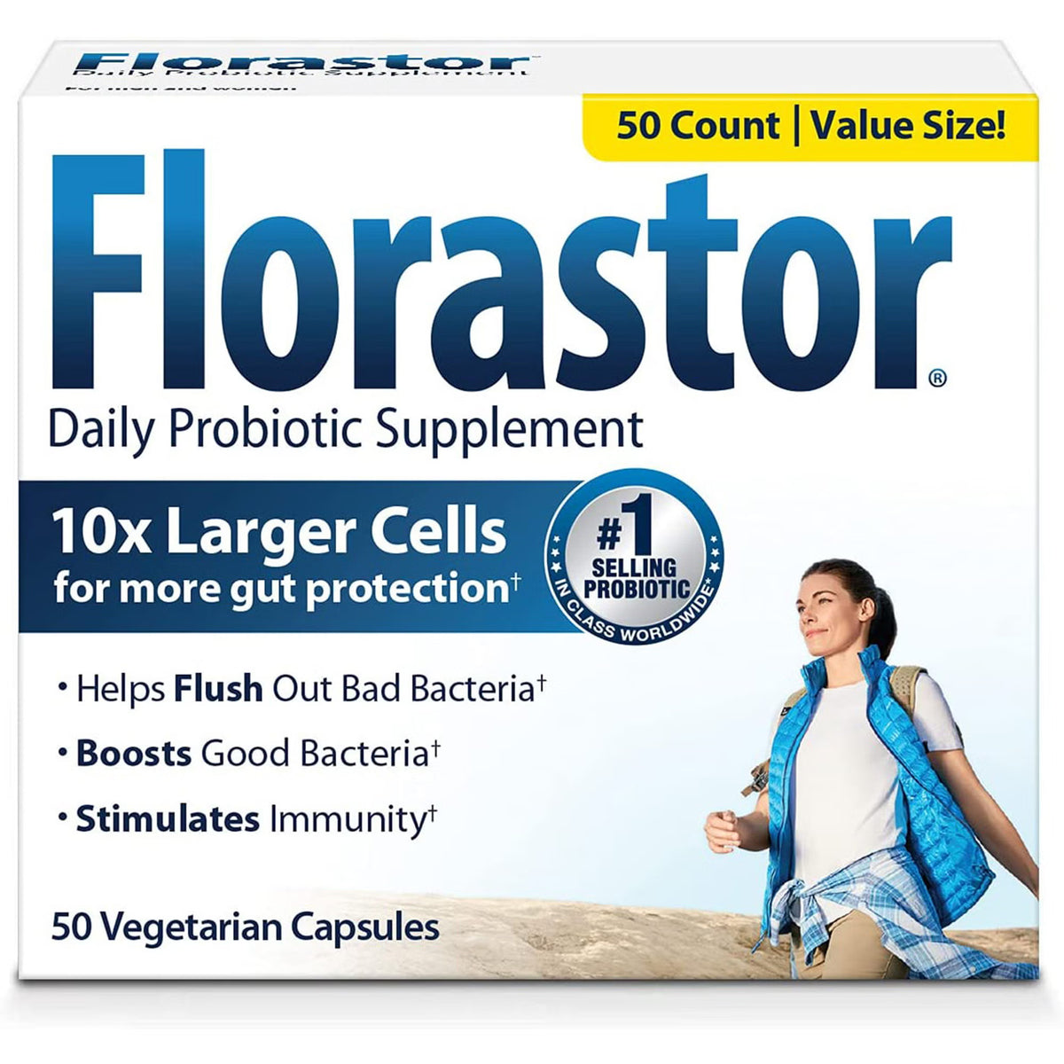 Florastor 50 Capsules Per Bottle