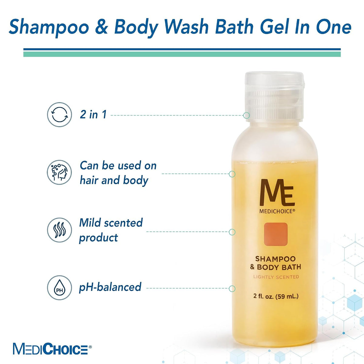 MediChoice Shampoo and Body Bath(PC8020)