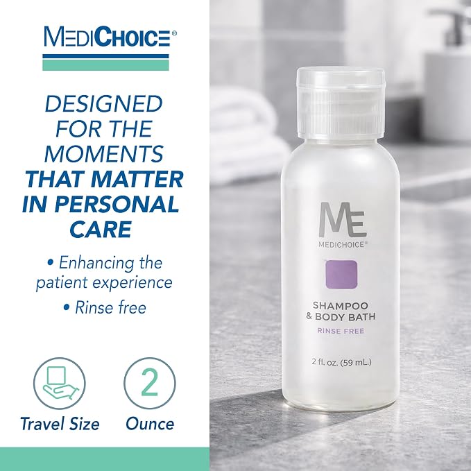 MediChoice No-Rinse Shampoo and Body Bath 2 oz (PC9020)