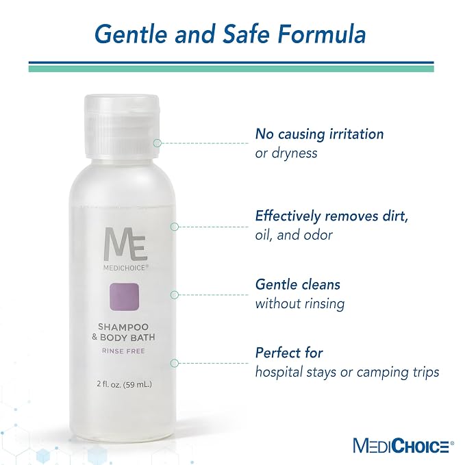 MediChoice No-Rinse Shampoo and Body Bath 2 oz (PC9020)