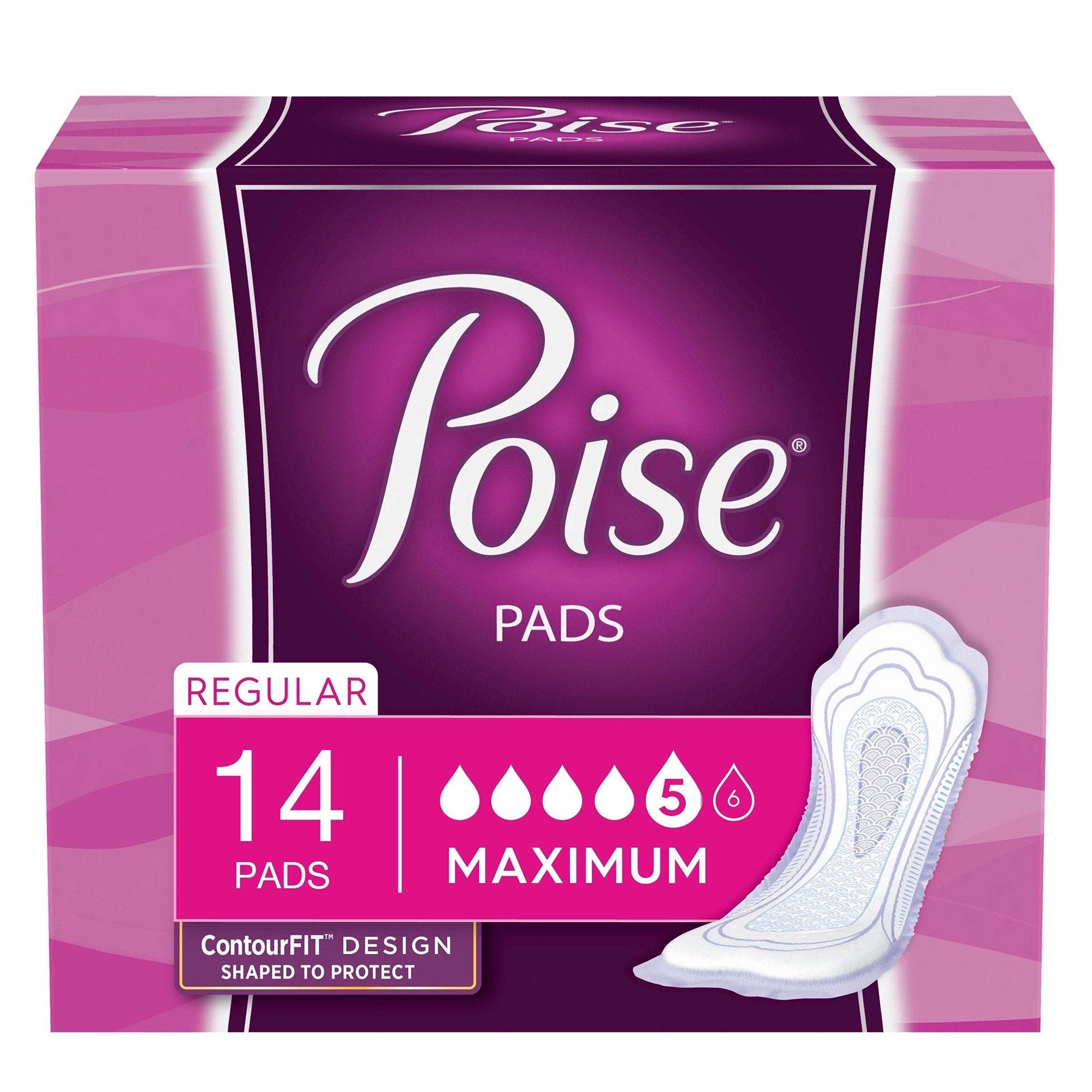 Poise® Pads Maximum Absorbency