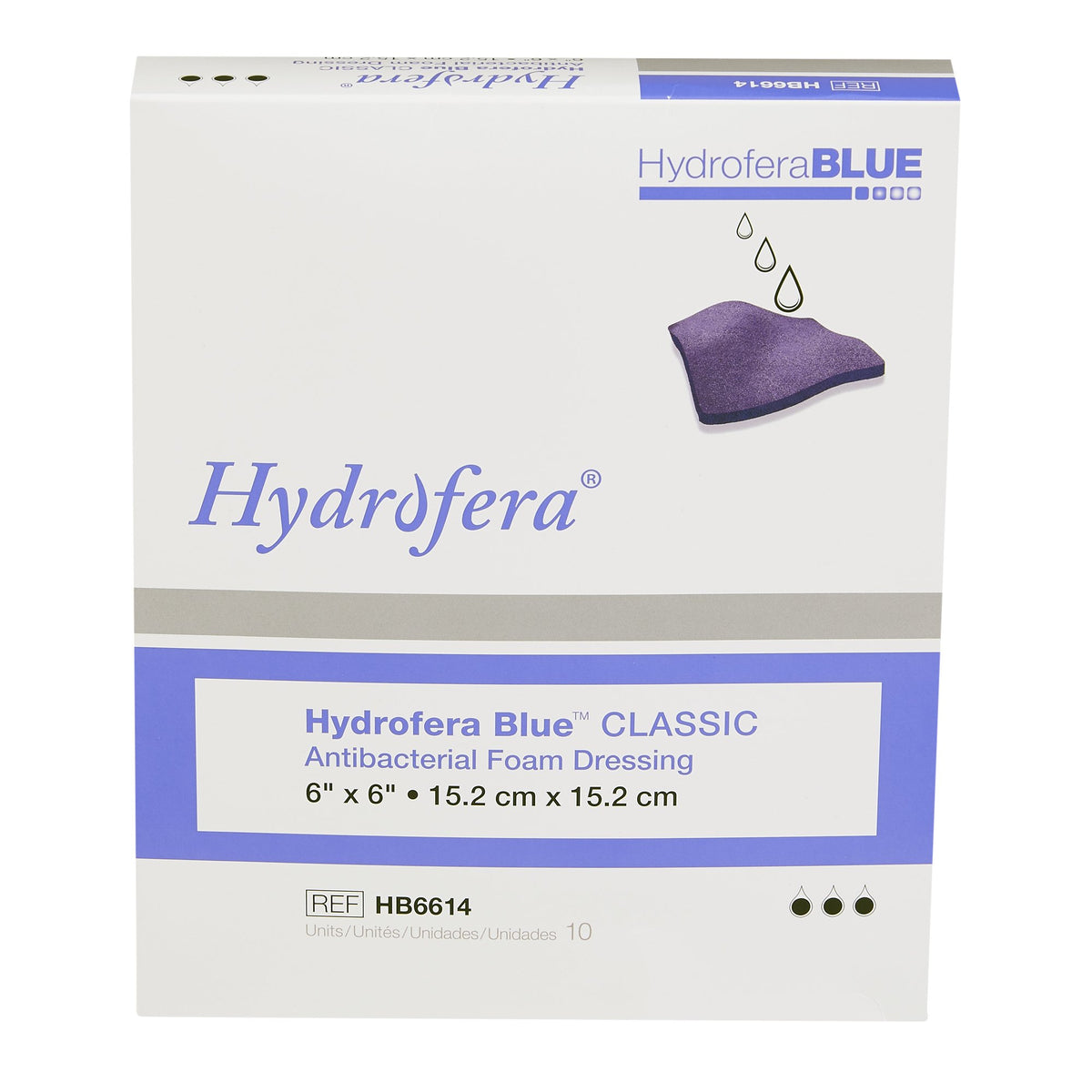 hydrofera blue dressing alternative Foam without Border 6