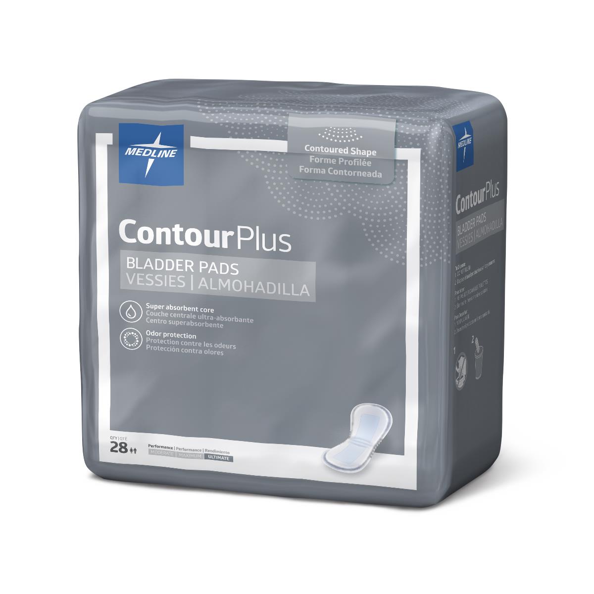 Medline Contour Plus Bladder Control Pads