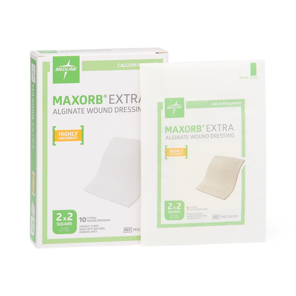 Dressing Alginate Cal Maxorb-Extra 2 x 2 inch (MSC7022EPH) 1/EACH