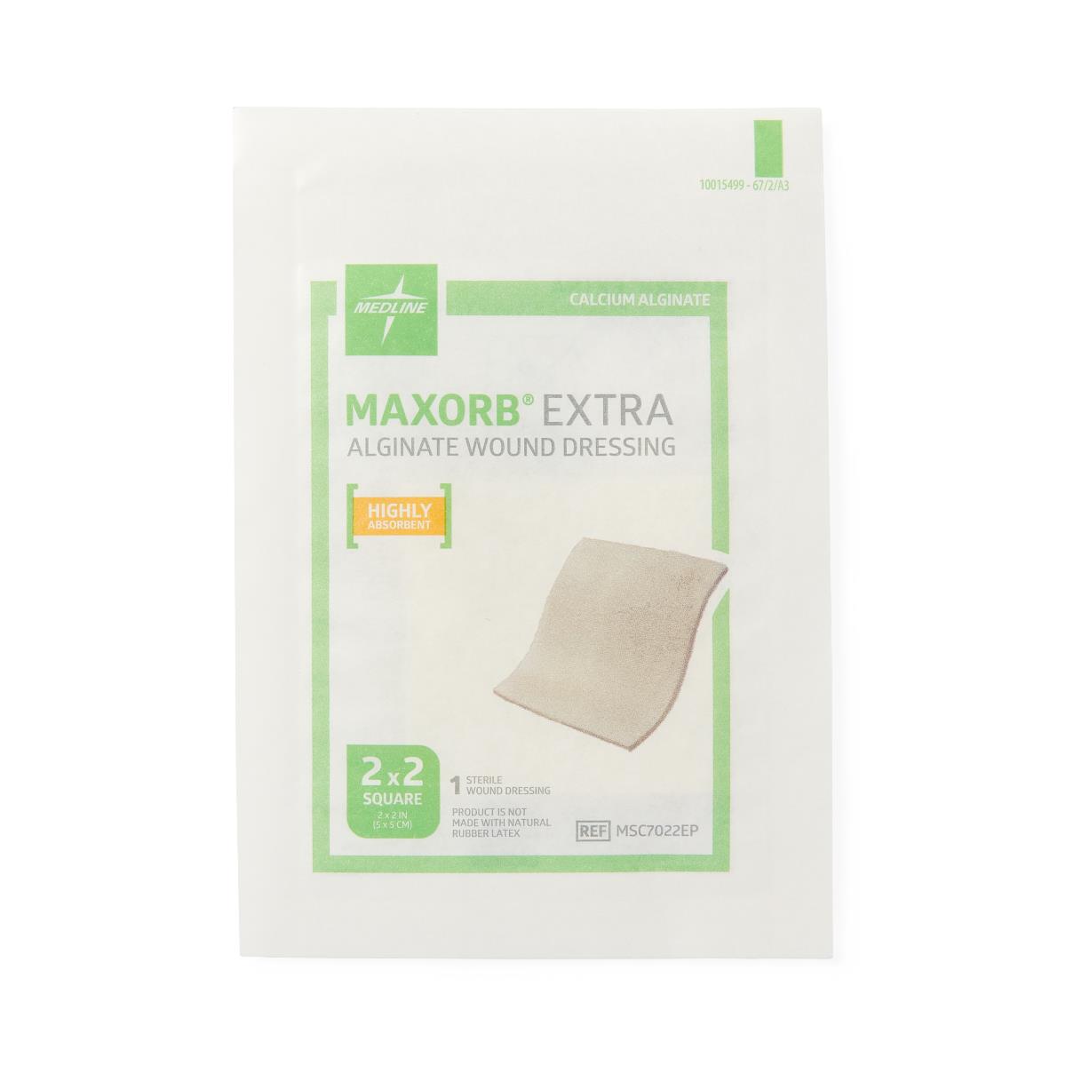 Dressing Alginate Cal Maxorb-Extra 2 x 2 inch (MSC7022EPH) 1/EACH