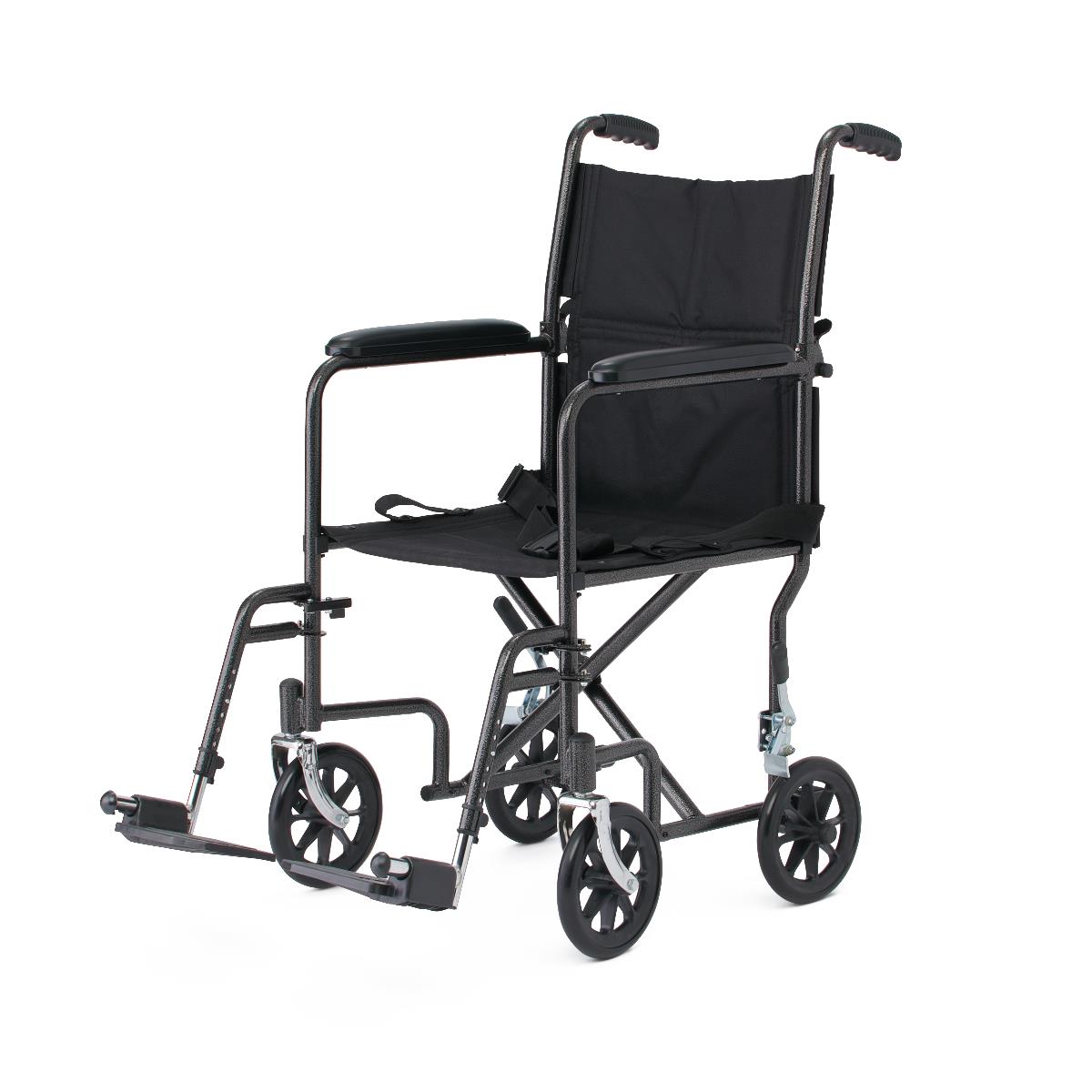 Medline Steel Transport Chair with 8 inch wheels (MDS808200)