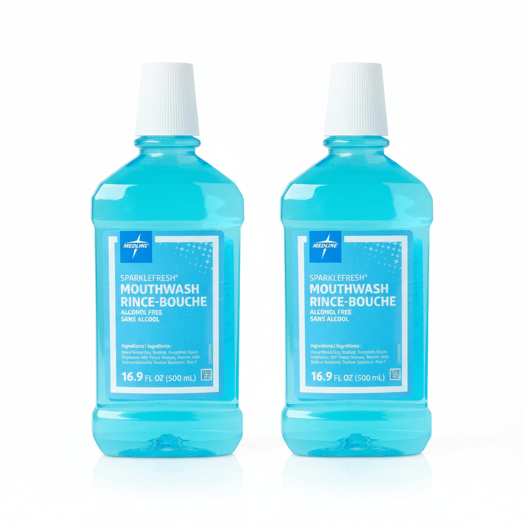 Sparkle Fresh Alcohol-Free Mouthwash, 16 oz, 2 PACK, FREE SHIPPING