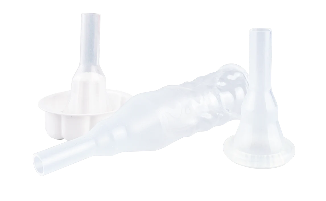 Male External Catheter TruCath® Self-Adhesive Silicone STANDARD ADHESIVE