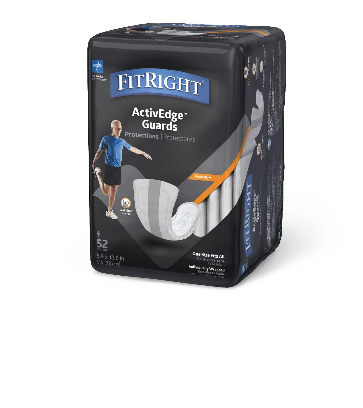 FitRight Active Guards for Men Maximum Absorbency Level