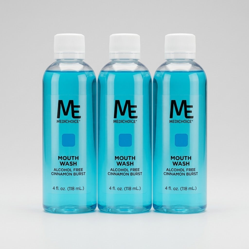 MediChoice Mouthwash  Alcohol Free, Cinnamon Burst Flavor (PC7500)