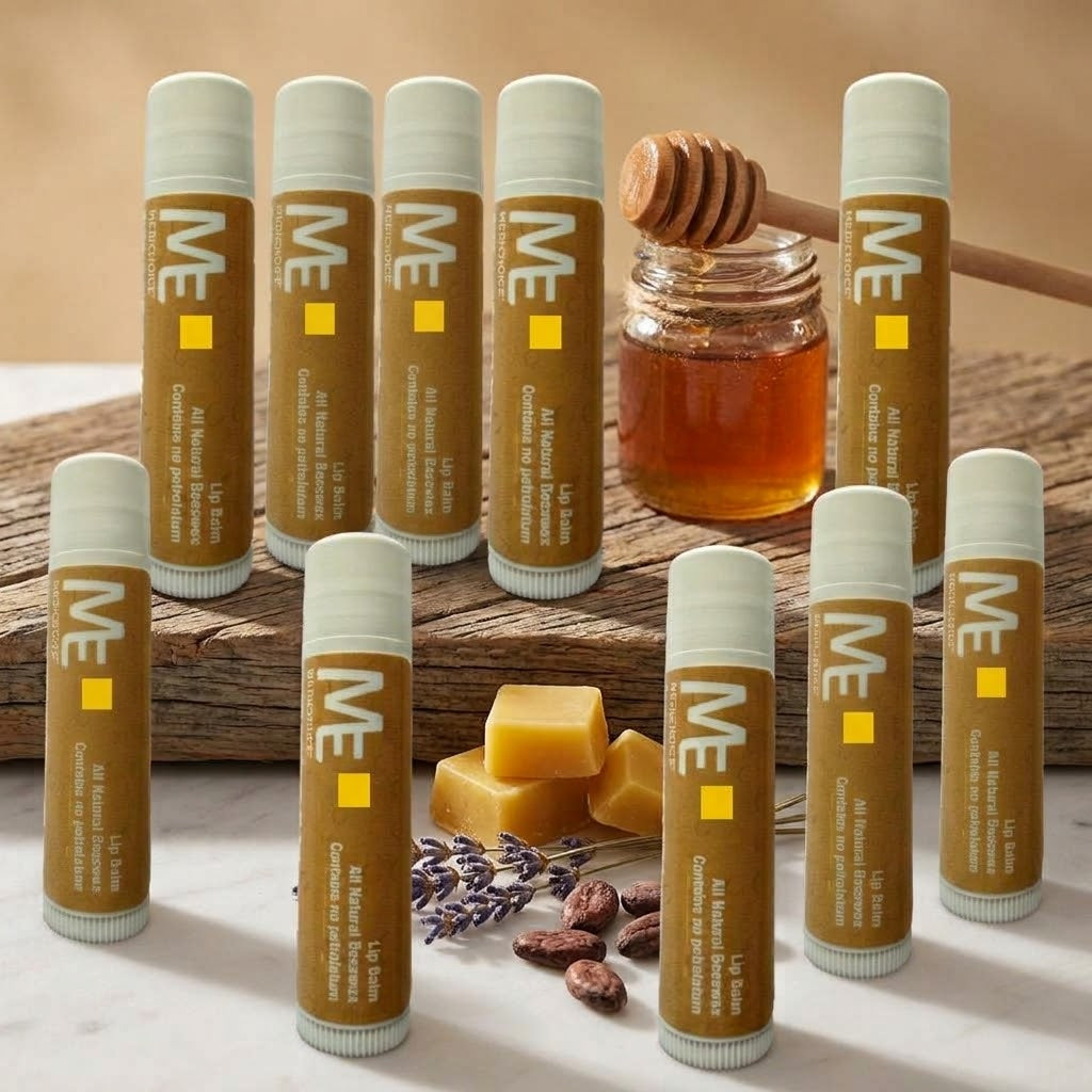 ME MediChoice®  Lip Balm All Natural Petrolatum-Free