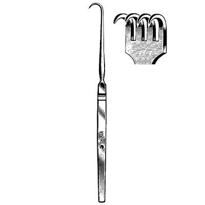 Rigid Dermal Retractor 6" - 22-9129
