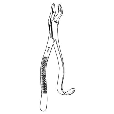 Upper Molar Extracting Forcep #10H Hook Handle - 42-772