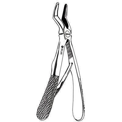 Children's Upper Molar Universal Extracting Forcep #A - 43-204