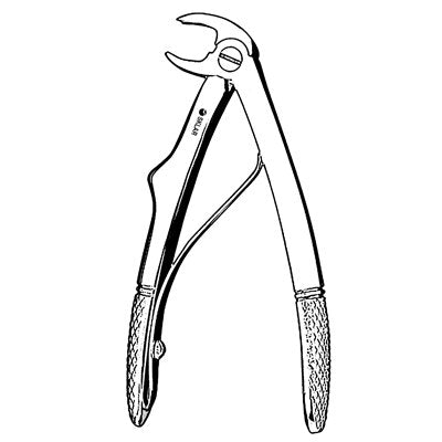 Children's Lower Molar Universal Extracting Forcep #C - 43-208