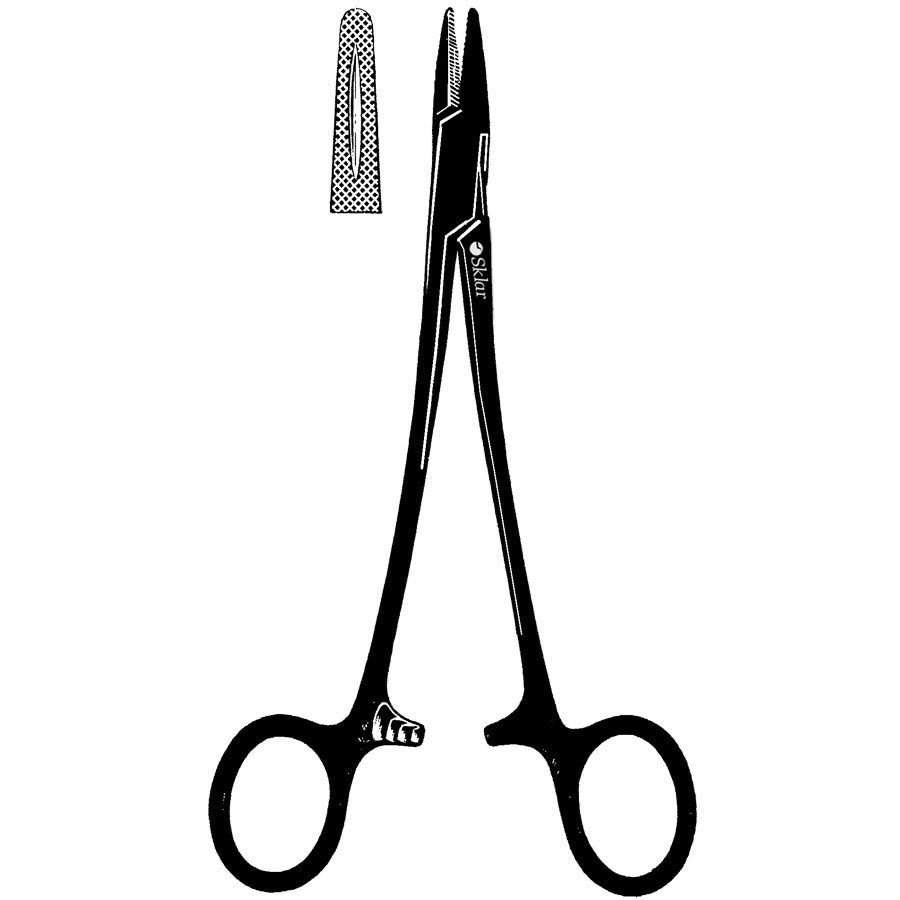Sklar Black Laser Mayo-Hegar Needle Holder 7" - 90-2287