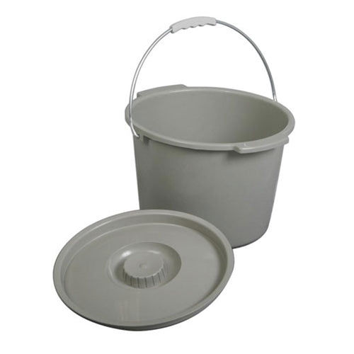 Medline Commode Bucket with Lid &Handle (MDS80306BH)