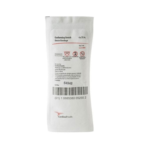 Cardinal Health Conforming Stretch Gauze Bandage 3" x 75", Sterile
